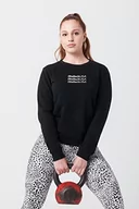 Swetry damskie - BioTechUSA Damski sweter Gladys Women Sweater, Black S sweter, czarny, S, czarny, S - miniaturka - grafika 1