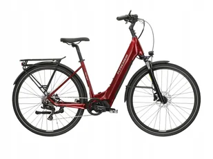 Rower elektryczny KROSS TRANS HYBRID 3.0 LS rozmiar L Czerwony - Rowery elektryczne - miniaturka - grafika 1