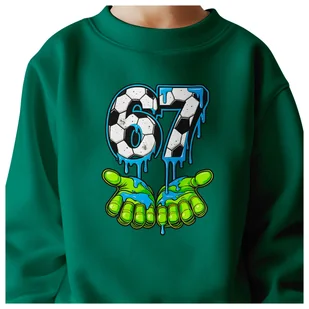 BLUZA DZIECIĘCA 67 SIX SEVEN PIŁKA VIRAL DLA CHŁOPCA DZIEWCZYNKI 146-152 - Bluzy dla dziewczynek BLUZA DZIECIĘCA 67 SIX SEVEN PIŁKA VIRAL DLA CHŁOPCA DZIEWCZYNKI 146-152 - Bluzy dla dziewczynek - miniaturka - grafika 1