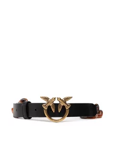 Pinko Pasek Damski Love Day Turtle Chain Belt H2 PE 22 PLT01 1H2113 Y85T Czarny - Paski - miniaturka - grafika 1
