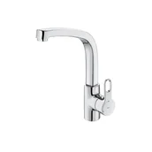 Baterie kuchenne - Jednouchwytowa bateria kuchenna ROCA Atis cold start chromowana - miniaturka - grafika 1