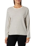 Koszulki i topy damskie - Vila Damska koszulka z długim rękawem Visiny Open O-Neck L/S, biały, XL - miniaturka - grafika 1