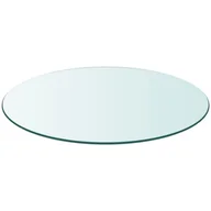 Blaty meblowe i parapety okienne - Blat stołu szklany okrągły 800 mm - miniaturka - grafika 1