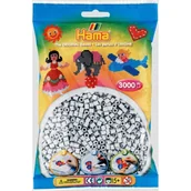 Prace ręczne dla dzieci - Hama 201-70 - jasny popiel - 3000 koralików midi - miniaturka - grafika 1