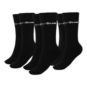 Skarpetki dla dzieci - Skarpetki GymBeam 3/4 Socks 3Pack Black M - miniaturka - grafika 1