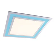 Lampy sufitowe - Briloner Modern LED paneel wit 44,5x44,5 cm incl. LED dim to warm RGB - Aziza - miniaturka - grafika 1