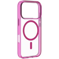 Etui i futerały do telefonów - Etui CELLULARLINE Iconic MagSafe do Apple iPhone 17 Pro Przezroczysto-różowy - miniaturka - grafika 1