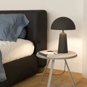 Lampy stojące - Lampa stołowa Aranzola, świecąca w dół, czarna - miniaturka - grafika 1