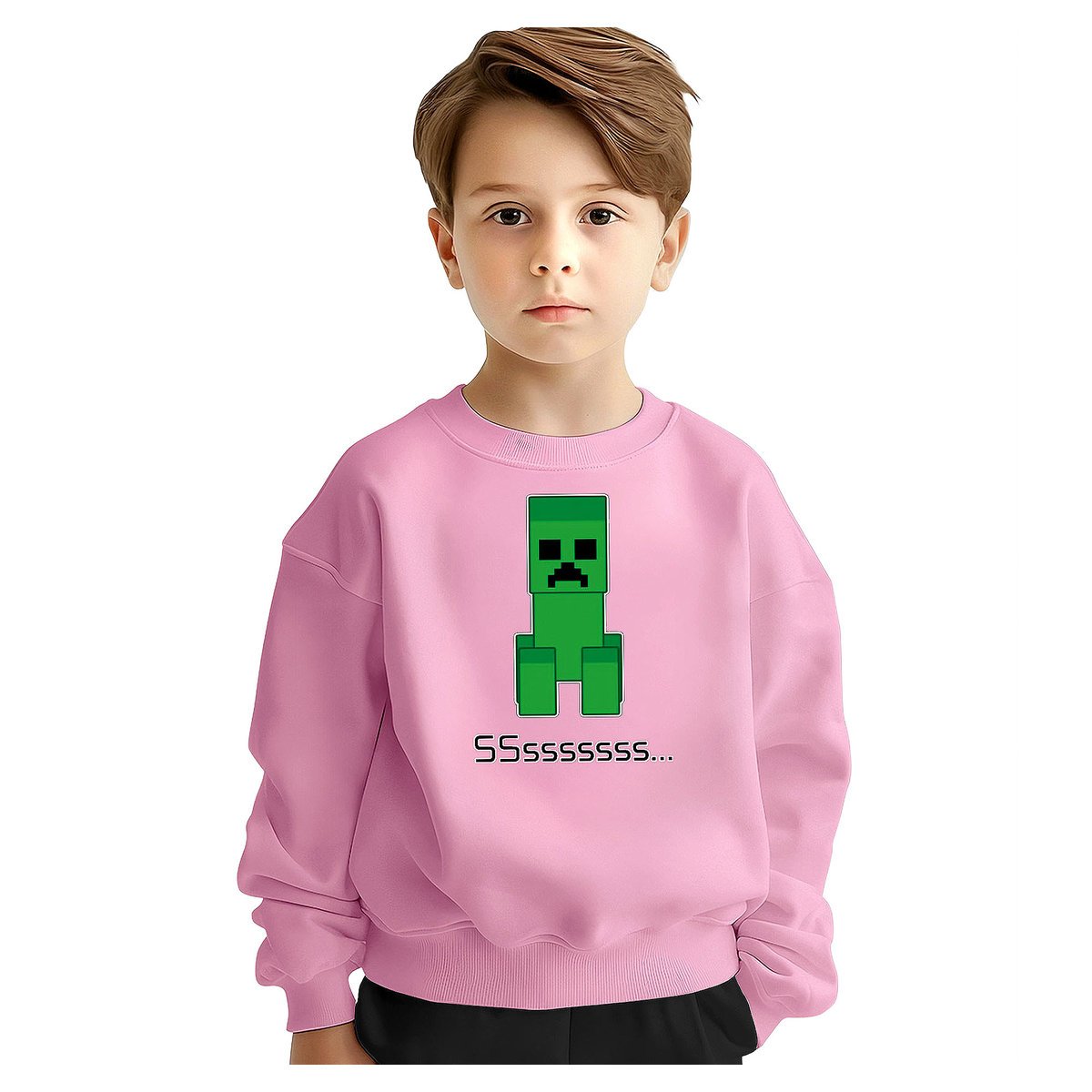 BLUZA DZIECIĘCA MŁODZIEŻOWA MINECRAFT 104 WZORY PREZENT JAKOŚĆ