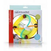 Zabawki interaktywne dla dzieci - B-Kids Infantino Gumowa piłka światełka, dźwięk 3254 - miniaturka - grafika 1