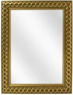 Złote lustro glamour w dekoracyjnej ramie G9-M22 - Lustra - miniaturka - grafika 1