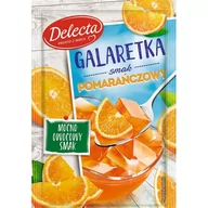 Galaretki - Delecta Galaretka smak pomarańczowy 70 g - miniaturka - grafika 1