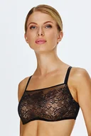 Biustonosze - Biustonosz miękki Lupo 154 czarny - miniaturka - grafika 1