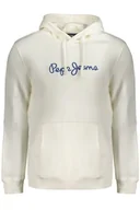 Bluzy męskie - BIAŁA BLUZA MĘSKA PEPE JEANS BEZ ZAMKA - Pepe Jeans - miniaturka - grafika 1