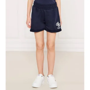 Guess Szorty Relaxed fit - Spodnie i spodenki dla dziewczynek - miniaturka - grafika 1