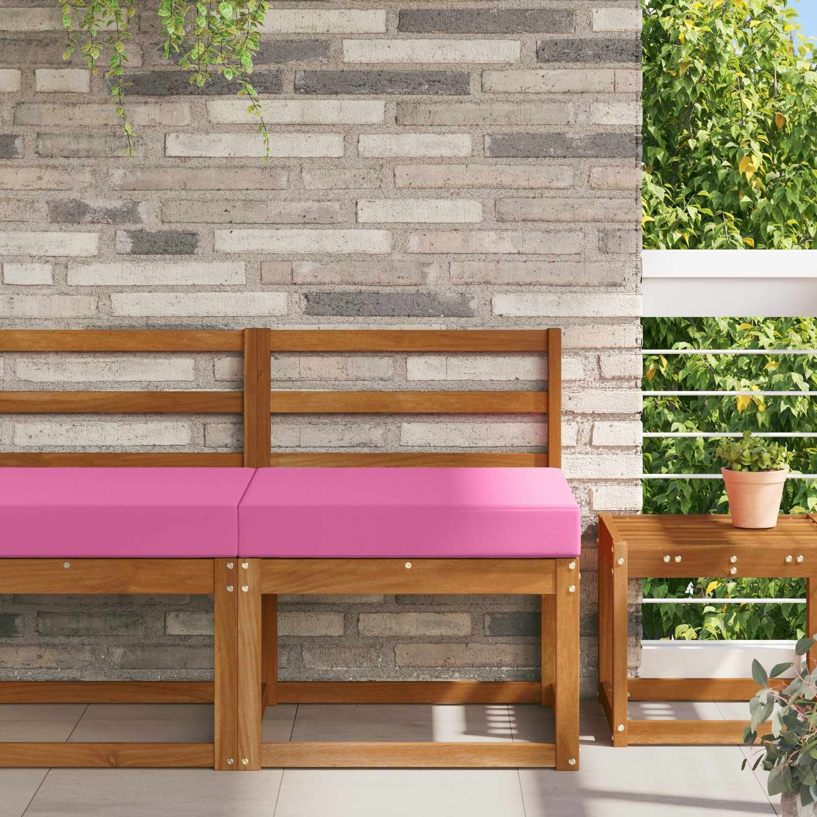vidaXL Poduszka do sofy na zewnątrz Różowy 60 x 60 x 8 cm Poliester 900708