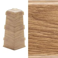 Listwy przypodłogowe - Arbiton Narożnik zewnętrzny do listwy INDO (2 sztuki) dąb sklany - miniaturka - grafika 1