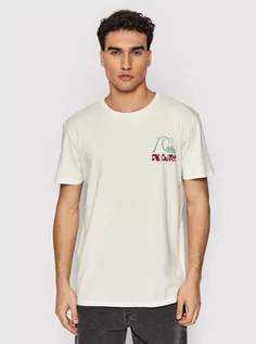 Koszulki i topy damskie - Quiksilver T-Shirt Blank Canvas Outsiders EQYZT06725 Beżowy Regular Fit - grafika 1