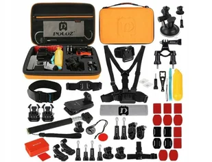 PULUZ Combo Kits 53 in1 orange - Akcesoria do kamer sportowych - miniaturka - grafika 1