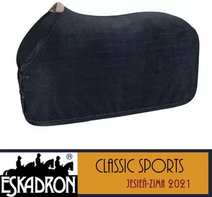 Eskadron Derka polarowa FLEECE STAMPED Classic Sports A/W 21 - - dark navy - Derki dla konia - miniaturka - grafika 1