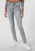 Spodnie damskie - Pepe Jeans Spodnie Jeansowe Szare Długie Damskie Zamek 34/30 1Zxg2_B* - miniaturka - grafika 1