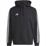 Bluzy męskie - Bluza męska adidas Tiro 23 League Sweat Hoodie czarno-biała HS3598 2XL - miniaturka - grafika 1