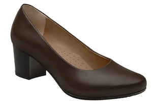 Czółenka na obcasie buty AXEL Comfort 1666 Brąz na Haluksy Kosela Medic 9666 Brązowe - Czółenka - miniaturka - grafika 1