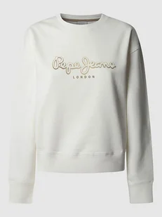 Pepe Jeans Bluza "Maddy" w kolorze kremowym - Bluzy damskie - miniaturka - grafika 1