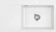 Zlewozmywaki - Zlew SystemCeram STEMA 86SL | komora PRAWA | GRONLAND 12 (biały połysk) (50100112) - miniaturka - grafika 1