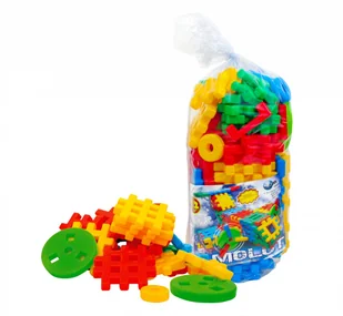 ZESTAW KLOCKI KONSTRUKCYJNE SAMOLOT - Klocki - miniaturka - grafika 1