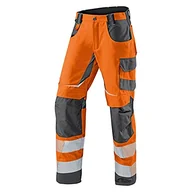 Spodnie męskie - Kübler 24078343-3797-48 spodnie letnie Reflectiq PSA 2, Warnorange/antracyt, rozmiar 48 - miniaturka - grafika 1