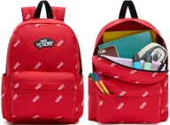 Plecaki szkolne i tornistry - VANS PLECAK SZKOLNY OLD SKOOL CZERWONY REALM KLASYK DESKA GIRL - miniaturka - grafika 1