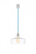 Lampy sufitowe - Kaspa Longis III lampa wisząca 1-punktowa (przewód Niebieski) 10146109 - miniaturka - grafika 1