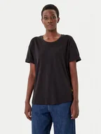 Koszulki i topy damskie - G-Star Raw T-Shirt Rolled Up D24524-4107 Czarny Loose Fit - miniaturka - grafika 1
