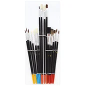 Pędzle - Zestaw pędzli artystycznych szczecinowych 15 szt - miniaturka - grafika 1