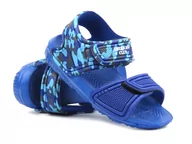 Buty dla chłopców - Piankowe sandałki dziecięce - AMERICAN CLUB NH 140,141/24, niebieskie - miniaturka - grafika 1