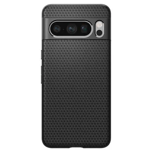 Etui GOOGLE PIXEL 8 PRO Spigen Liquid Air Matte czarne - Etui i futerały do telefonów - miniaturka - grafika 2