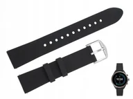 Akcesoria do zegarków - Pasek do zegarka Fossil FTW6024 18 mm czarny - miniaturka - grafika 1