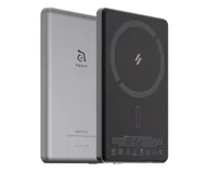 Powerbanki - Adam Elements Gravity C5 Magnetic Wireless (Ultra Slim) 5000mAh szary - miniaturka - grafika 1