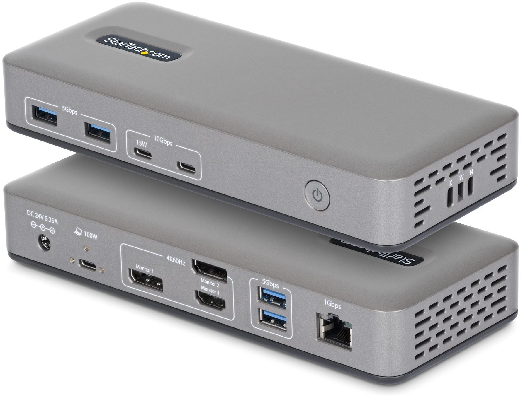 Stacja/replikator StarTech 3X MONITOR USB-C DOCK 100W PD/TRIPLE-MONITOR DP/HDMI 4K60 199UE-USBC-DOCK