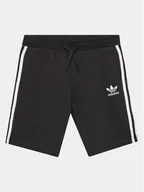 Spodenki damskie - adidas Szorty sportowe adicolor H32342 Czarny Regular Fit - miniaturka - grafika 1