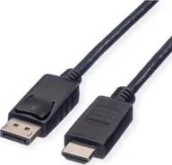 Kable komputerowe i do monitorów - Kabel Roline ROLINE GREEN Kabel DisplayPort DP - HDMI, M/M, czarny, 3 m - miniaturka - grafika 1