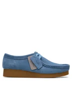 Półbuty damskie - Clarks Półbuty WallabeeEVOSh 26181476 Niebieski - miniaturka - grafika 1