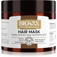 Maski do włosów - Lbiotica Biovax intensywnie regenerująca maseczka Argan Makadamia Kokos 250 ml - miniaturka - grafika 1