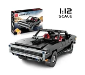 Kolekcjonerskie modele pojazdów - Mould King Klocki Konstrukcyjne Samochód Muscle Car 13081 - miniaturka - grafika 1