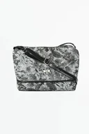 Torebki damskie - Torebka skórzana listonoszka w kwiaty - miniaturka - grafika 1