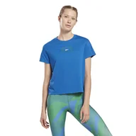 Koszulki i topy damskie - Damska Koszulka z krótkim rękawem REEBOK WOR SUPREMIUM TEE HT6040 – Niebieski - miniaturka - grafika 1