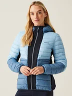 Kurtki i kamizelki sportowe damskie - Regatta Kurtka hybrydowa "Leedre" w kolorze błękitnym - miniaturka - grafika 1