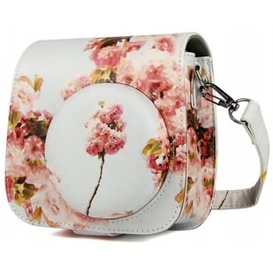 LOVEINSTANT Pokrowiec Futerał Etui Pokrowiec Do Fujifilm Instax Mini 9 8 Różowe Kwiaty SB5275 - Torby fotograficzne i futerały - miniaturka - grafika 1