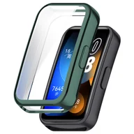 Akcesoria do smartwatchy - Pełne etui ochronne 360° Vanfone do Huawei Band 8/9, zielony - miniaturka - grafika 1